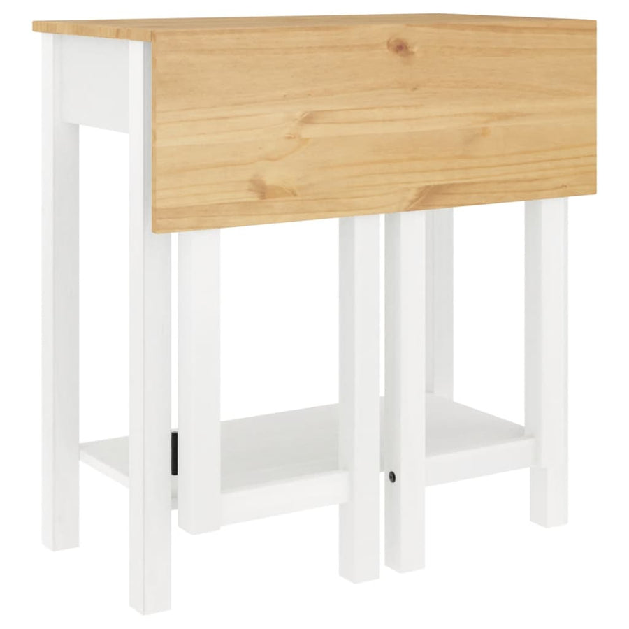 5-delige Barset massief grenenhout wit