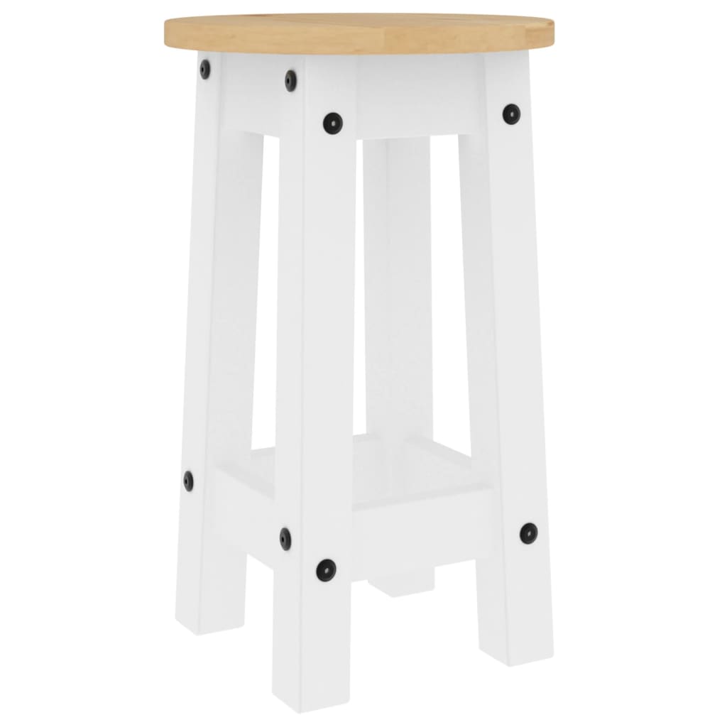 5-delige Barset massief grenenhout wit