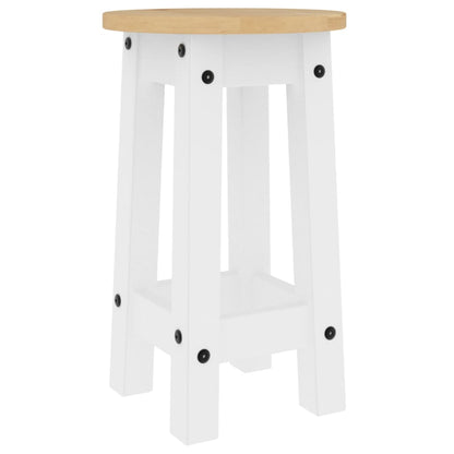 5-delige Barset massief grenenhout wit