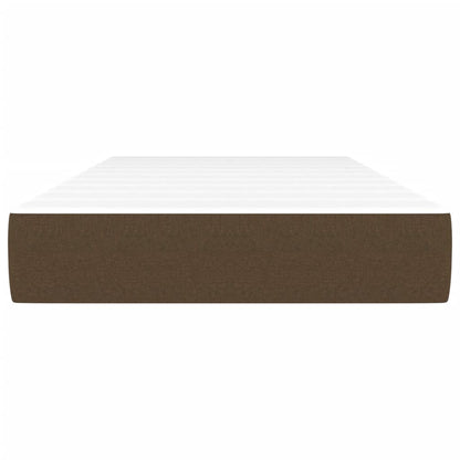 Pocketveringmatras 120x190x20 cm stof donkerbruin 120 x 190 cm Donkerbruin