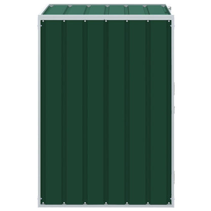 Containerberging voor 1 container 72x81x115 cm staal groen