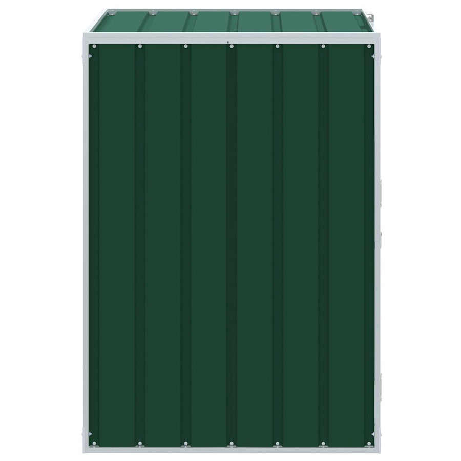 Containerberging voor 1 container 72x81x115 cm staal groen