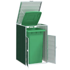 Containerberging 72x81x115 cm staal groen