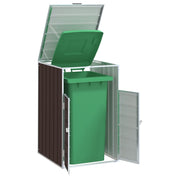 Containerberging 1 container 72x81x115 cm staal bruin
