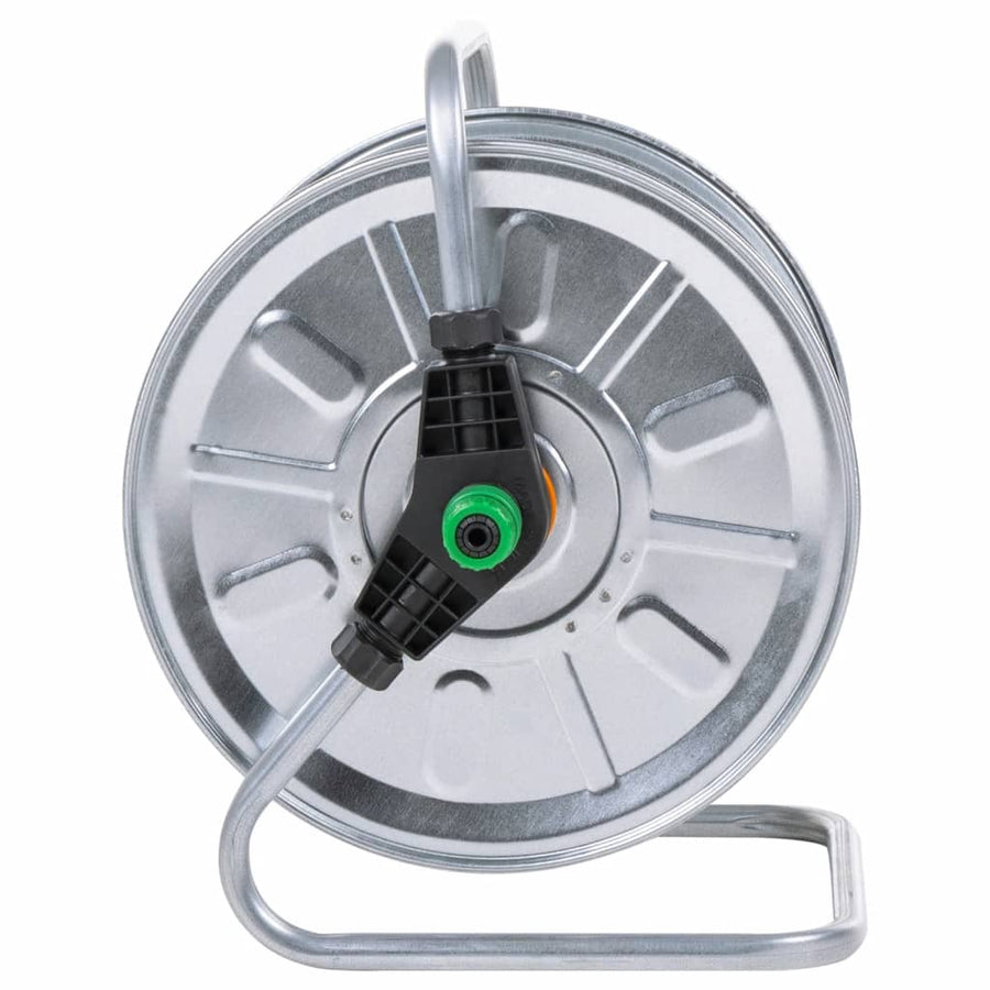 Slanghaspel voor 50 m 1/2" slang wandmontage staal