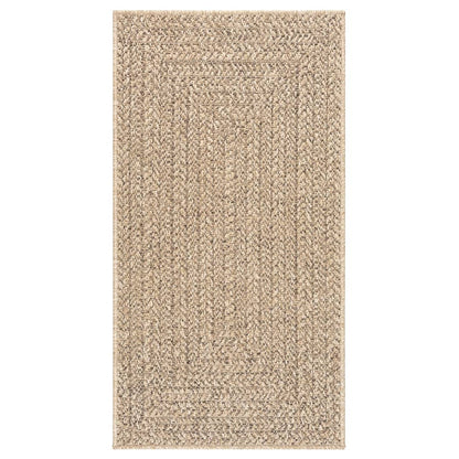 Vloerkleed ZIZUR binnen en buiten 60x110 cm jute look