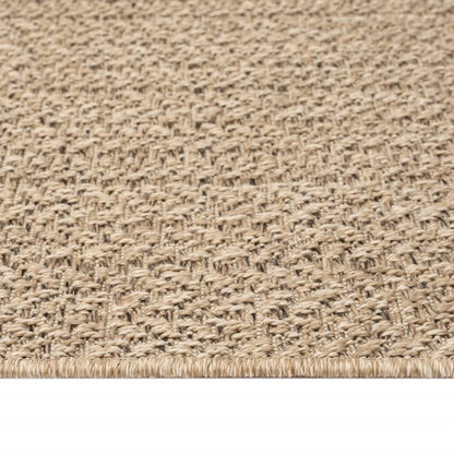 Vloerkleed ZIZUR binnen en buiten 60x110 cm jute look