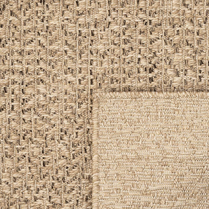 Vloerkleed ZIZUR binnen en buiten 80x250 cm jute look