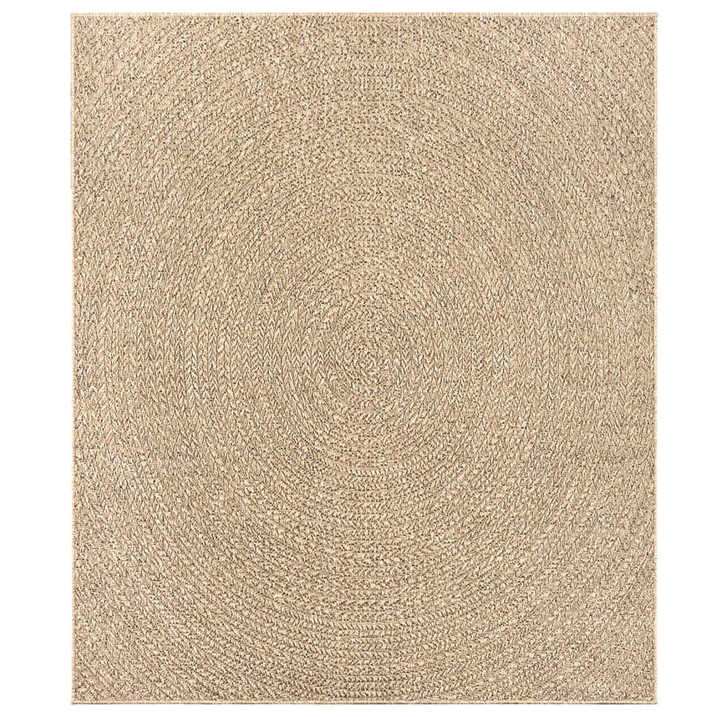 Vloerkleed ZIZUR binnen en buiten 240x340 cm jute look
