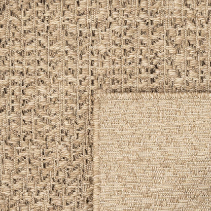 Vloerkleed ZIZUR binnen en buiten 240x340 cm jute look
