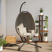 Hangstoel met standaard 104x100x193 cm beige