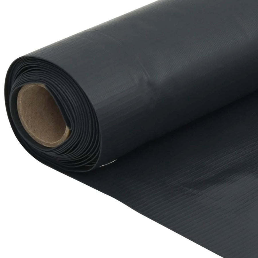 Tuinscherm 600x75 cm PVC antracietkleurig