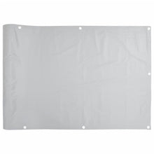 Tuinscherm 300x75 cm PVC grijs