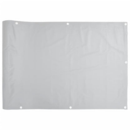 Tuinscherm 300x75 cm PVC grijs