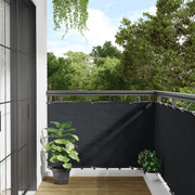Balkonscherm 400x90 cm PVC antraciet