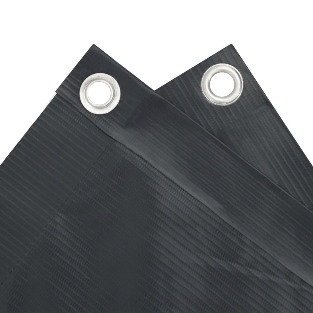 Tuinscherm 600x90 cm PVC antracietkleurig