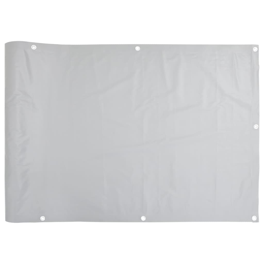Tuinscherm 400x90 cm PVC grijs