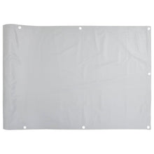 Tuinscherm 400x90 cm PVC grijs