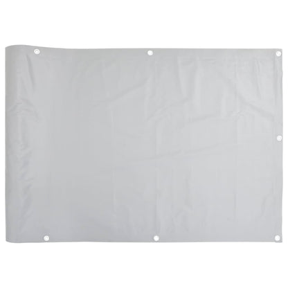 Tuinscherm 400x90 cm PVC grijs