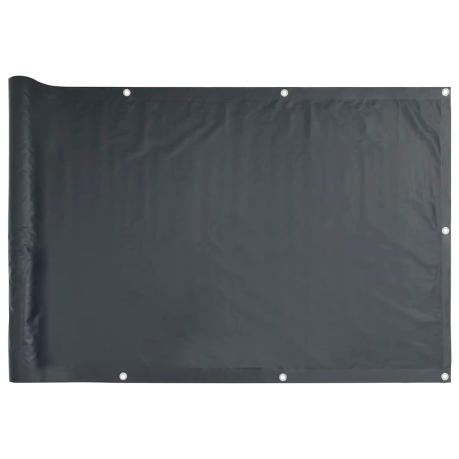 Tuinscherm 300x120 cm PVC antracietkleurig