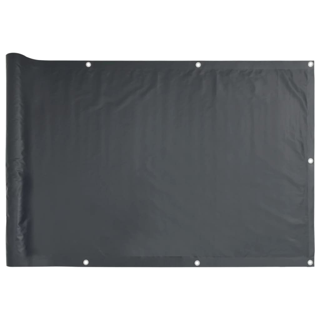 Tuinscherm 400x120 cm PVC antracietkleurig