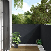 Balkonscherm 400x120 cm PVC antraciet