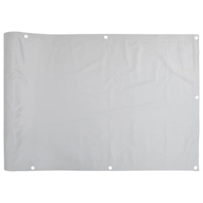 Tuinscherm 500x120 cm PVC grijs