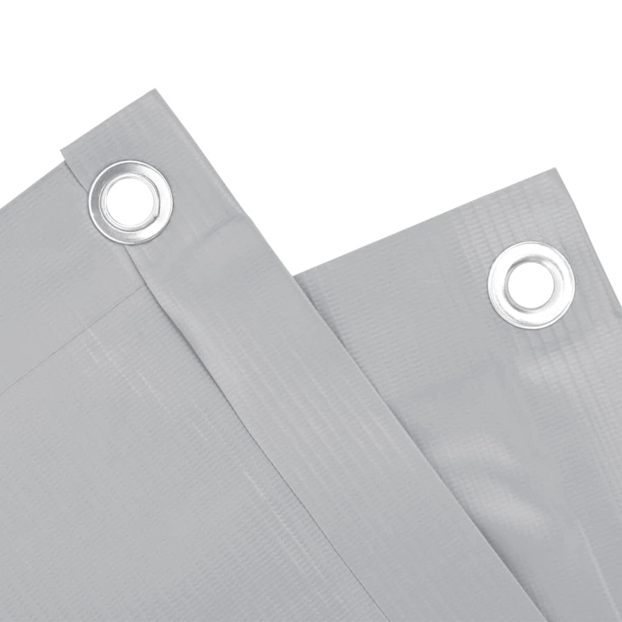 Tuinscherm 500x120 cm PVC grijs