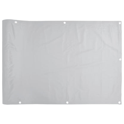 Tuinscherm 700x120 cm PVC grijs