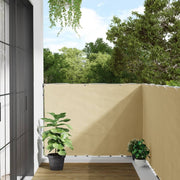 Balkonscherm 1000x120 cm PVC crème