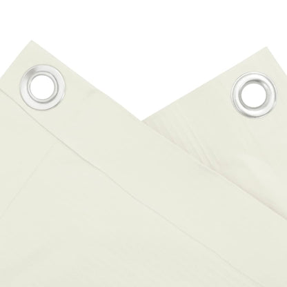 Tuinscherm 600x120 cm PVC wit