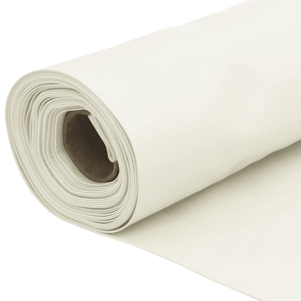 Tuinscherm 600x120 cm PVC wit