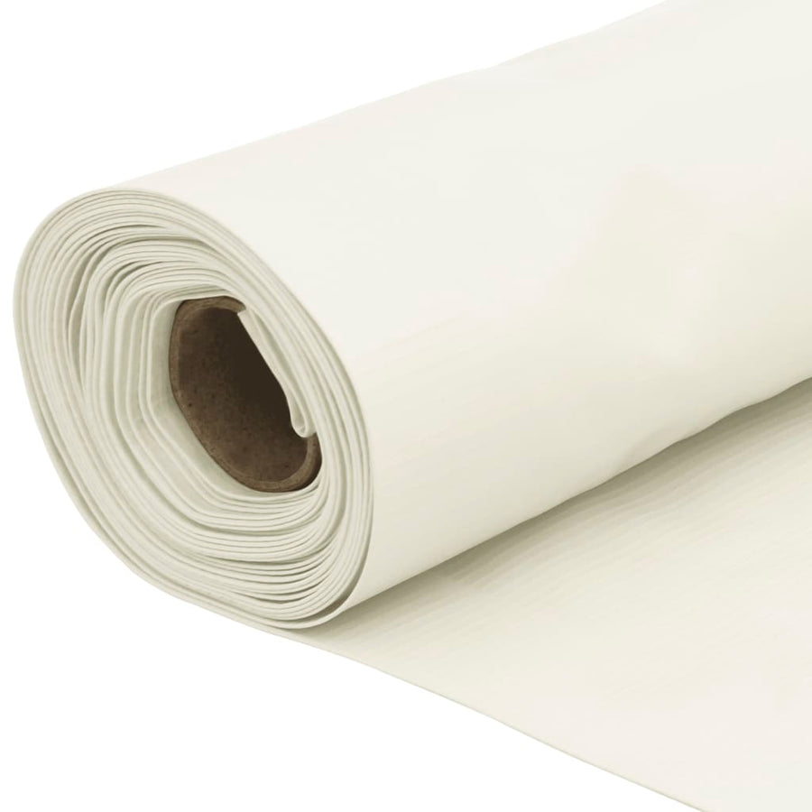 Tuinscherm 600x120 cm PVC wit