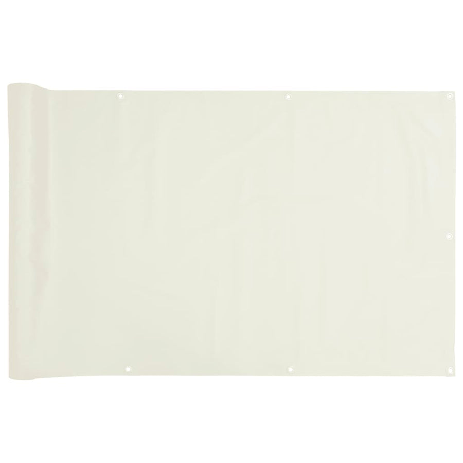 Tuinscherm 700x120 cm PVC wit
