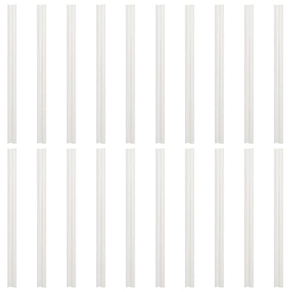Tuinschermen 10 st 252,5x19 m PVC lichtgrijs
