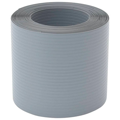 Tuinschermen 10 st 252,5x19 m PVC grijs
