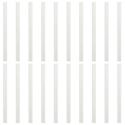 Tuinschermen 10 st 252,5x19 m PVC grijs