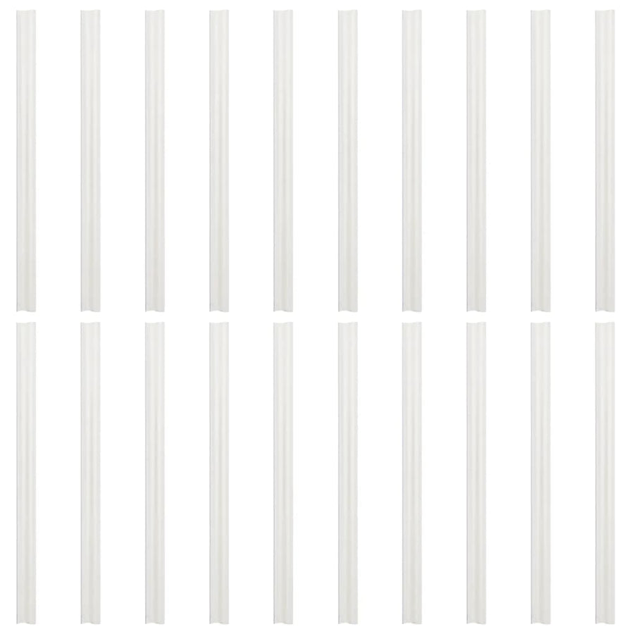 Tuinschermen 10 st 252,5x19 m PVC grijs