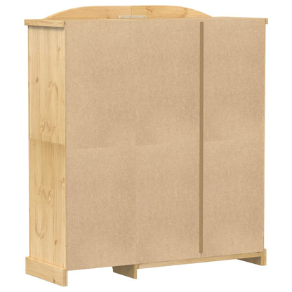 Kledingkast Corona 151,5x52x170 cm massief grenenhout