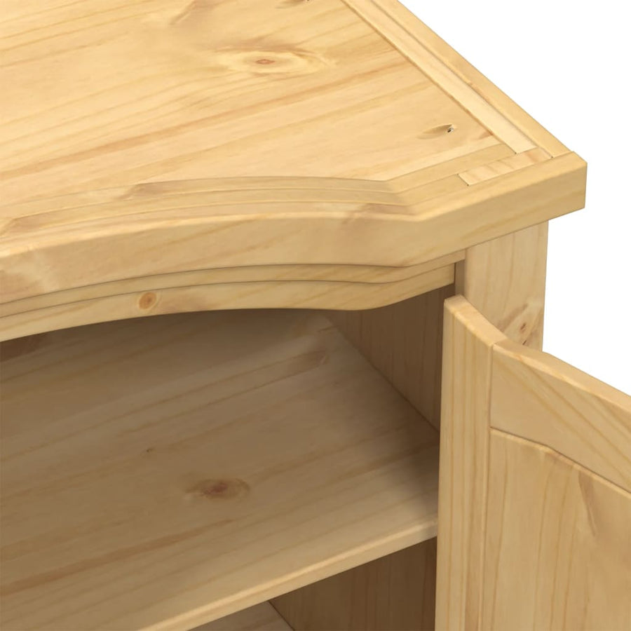 Kledingkast Corona 151,5x52x170 cm massief grenenhout