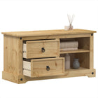 TV cabinet Corona 100x40x52 cm solid pine wood