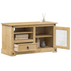 TV cabinet Corona 100x45x58 cm solid pine wood