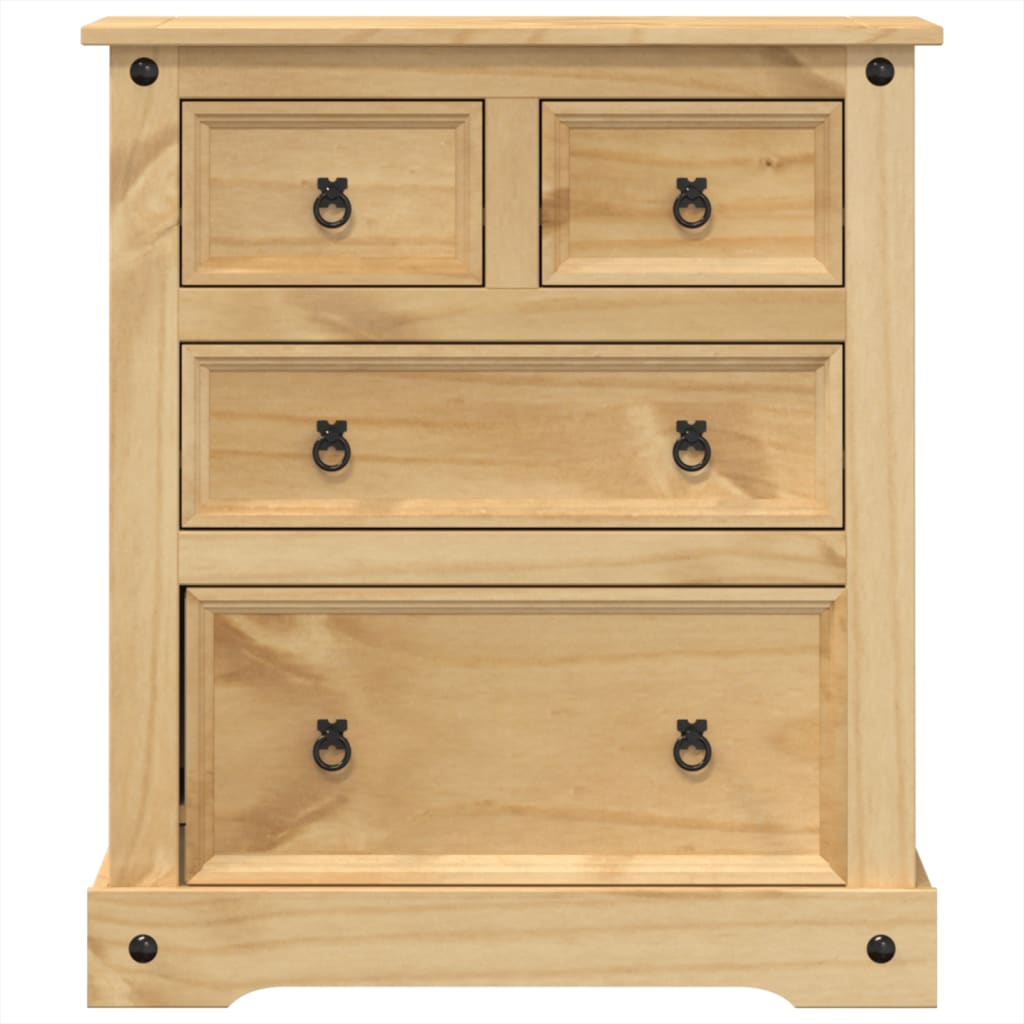 Ladekast Corona 80x43x91 cm massief grenenhout