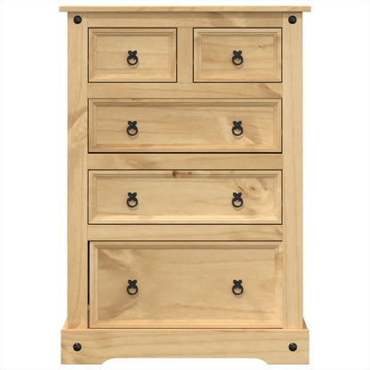 Ladekast Corona 80x43x114 cm massief grenenhout