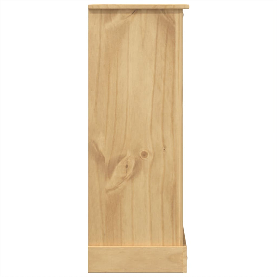 Ladekast Corona 80x43x114 cm massief grenenhout