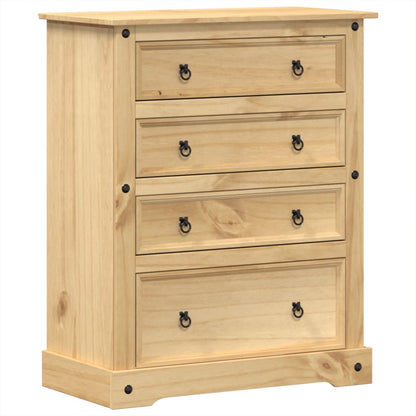 Ladekast Corona 92x48x120 cm massief grenenhout