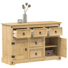 Sideboard Corona 112x40x75 cm solid pine wood