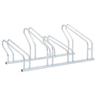 Bicycle stand for 4 bicycles, free-standing, galvanized steel