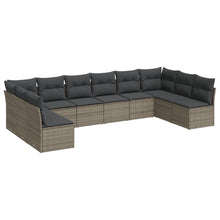 0-Delige Loungeset Met Kussens Poly Rattan