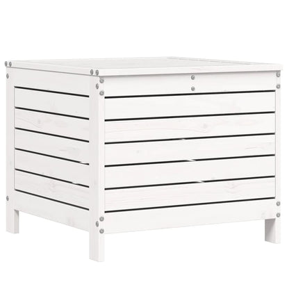 7-delige Loungeset massief grenenhout wit
